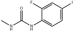 Urea, N-(2-fluoro-4-iodophenyl)-N'-methyl- Structural
