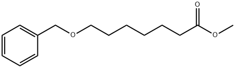 Heptanoic acid, 7-(phenylmethoxy)-, methyl ester Structural