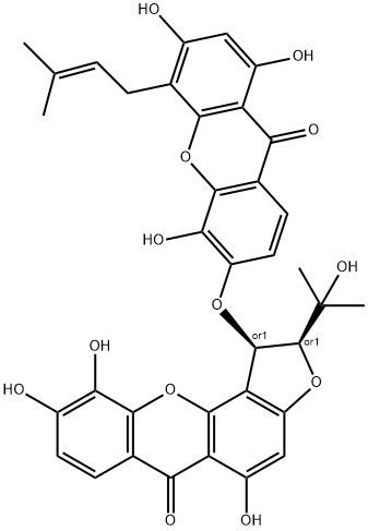 Bijaponicaxanthone C Structural