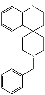 Spiro[piperidine-4,4'(1'H)-quinoline], 2',3'-dihydro-1-(phenylmethyl)- Structural