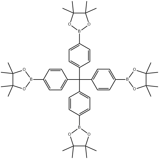 Tetra (4-pinacyl phenyl) methane Structural