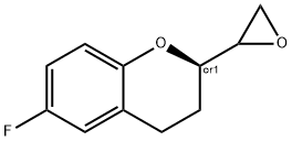 (2R)-rel-6-Fluoro-3,4-dihydro-2-(2R)-2-oxiranyl-2H-1-benzopyran Structural