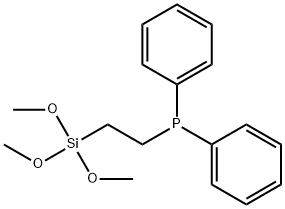Phosphine, diphenyl[2-(trimethoxysilyl)ethyl]- Structural