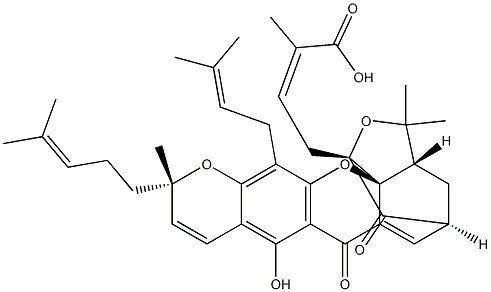 Epigambogic acid Structural