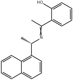 Phenol, 2-[1-[[1-(1-naphthalenyl)ethyl]imino]ethyl]-, (S)- (9CI) Structural