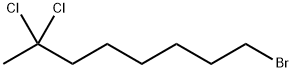 Octane, 1-bromo-7,7-dichloro- Structural