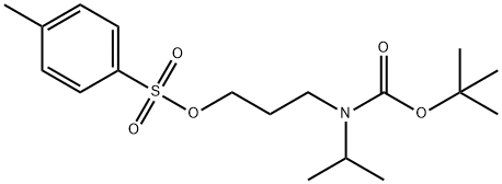 Carbamic acid, N-?(1-?methylethyl)?-?N-?[3-?[[(4-?methylphenyl)?sulfonyl]?oxy]?propyl]?-?, 1,?1-?dimethylethyl ester Structural