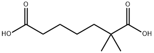 Heptanedioic acid, 2,2-dimethyl- Structural