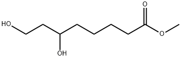 Octanoic acid, 6,8-dihydroxy-, methyl ester Structural