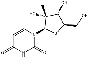 Uridine, 2'-C-methyl-4'-thio- Structural