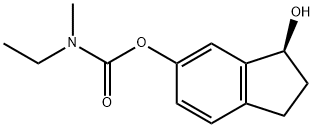 Carbamic acid, N-?ethyl-?N-?methyl-?, (3S)?-?2,?3-?dihydro-?3-?hydroxy-?1H-?inden-?5-?yl ester Structural