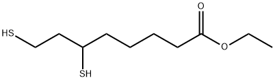 Octanoic acid, 6,8-dimercapto-, ethyl ester Structural