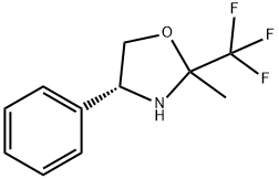 Oxazolidine, 2-methyl-4-phenyl-2-(trifluoromethyl)-, (4R)- Structural