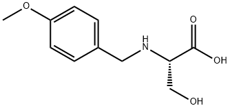 L-Serine, N-[(4-methoxyphenyl)methyl]- Structural