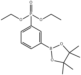 Phosphonic acid, [3-(4,4,5,5-tetramethyl-1,3,2-dioxaborolan-2-yl)phenyl]-, diethyl ester (9CI) Structural