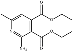 diethyl 2-amino-6-methylpyridine-3,4-dicarboxylate Structural