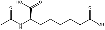 Octanedioic acid, 2-(acetylamino)-, (2R)- Structural