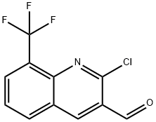 3-Quinolinecarboxaldehyde, 2-chloro-8-(trifluoromethyl)-