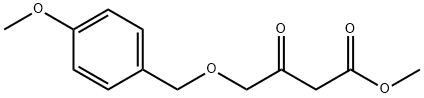 butanoic acid,4-{(4-methoxyphenyl)methoxy}-3-oxo-,methyl este Structural