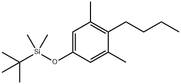 Benzene, 2-butyl-5-[[(1,1-dimethylethyl)dimethylsilyl]oxy]-1,3-dimethyl- Structural