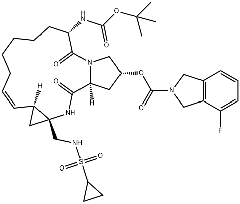 Danoprevir (RG7227/ITMN-191) Structural