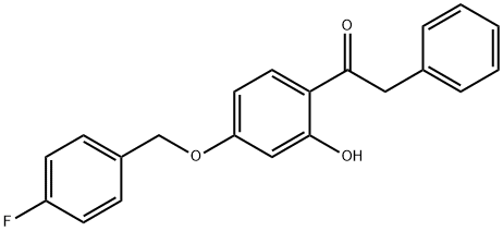 JR-6990, 1-(4-(4-Fluorobenzyloxy)-2-hydroxyphenyl)-2-phenylethanone, 97% Structural