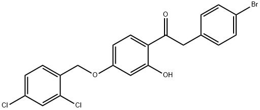 JR-7013, 1-(4-(2,4-Dichlorobenzyloxy)-2-hydroxyphenyl)-2-(4-bromophenyl)ethanone, 97% Structural