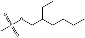 Methanesulfonic acid, 2-ethylhexyl ester Structural