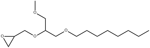 Oxirane, 2-[[1-(methoxymethyl)-2-(octyloxy)ethoxy]methyl]- Structural