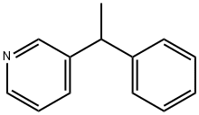 Pyridine, 3-(1-phenylethyl)- Structural