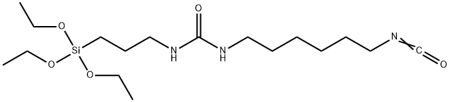 Urea, N-(6-isocyanatohexyl)-N'-[3-(triethoxysilyl)propyl]- Structural