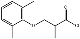 Propanoyl chloride, 3-(2,6-dimethylphenoxy)-2-methyl- Structural