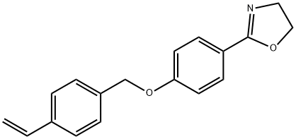Oxazole, 2-[4-[(4-ethenylphenyl)methoxy]phenyl]-4,5-dihydro- Structural