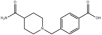 Benzoic acid, 4-[[4-(aminocarbonyl)-1-piperidinyl]methyl]-