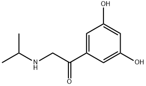 Ethanone, 1-(3,5-dihydroxyphenyl)-2-[(1-methylethyl)amino]- Structural