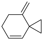 Spiro[2.5]oct-4-ene, 8-methylene- Structural