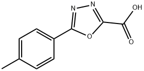 JR-13664, 5-p-Tolyl-1,3,4-oxadiazole-2-carboxylic acid, 97% Structural