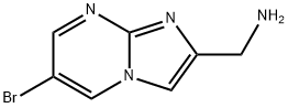 Imidazo[1,2-a]pyrimidine-2-methanamine, 6-bromo- Structural