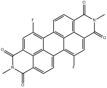 Anthra[2,1,9-def:6,5,10-d'e'f']diisoquinoline-1,3,8,10(2H,9H)-tetrone, 5,12-difluoro-2,9-dimethyl- Structural