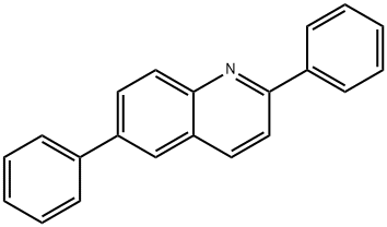 Quinoline, 2,6-diphenyl- Structural