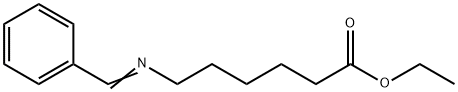 Hexanoic acid, 6-[(phenylmethylene)amino]-, ethyl ester Structural