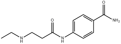 Benzamide, 4-[[3-(ethylamino)-1-oxopropyl]amino]- Structural