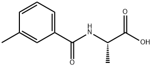 L-Alanine, N-(3-methylbenzoyl)- Structural