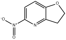 Furo[3,2-b]pyridine, 2,3-dihydro-5-nitro- Structural