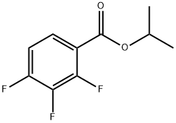 Benzoic acid, 2,3,4-trifluoro-, 1-methylethyl ester Structural