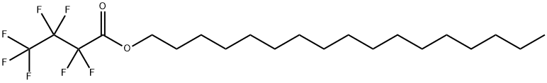 Butanoic acid, 2,2,3,3,4,4,4-heptafluoro-, heptadecyl ester Structural