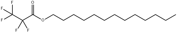 Propanoic acid, 2,2,3,3,3-pentafluoro-, tridecyl ester Structural