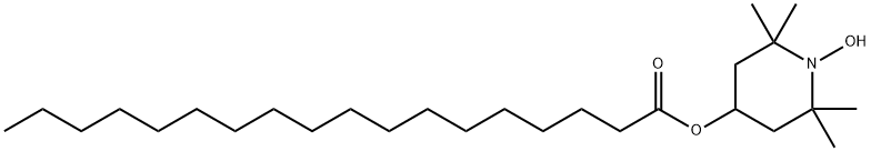Octadecanoic acid, 1-hydroxy-2,2,6,6-tetramethyl-4-piperidinyl ester Structural