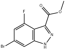 6-BROMO-4-FLUORO 1H-INDAZOLE-3-METHYCARBOXYLATE