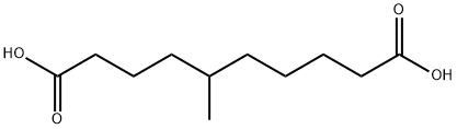 Decanedioic acid, 5-methyl- Structural